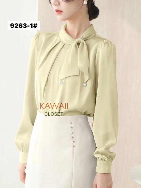 High Quality Satin Formal Tops